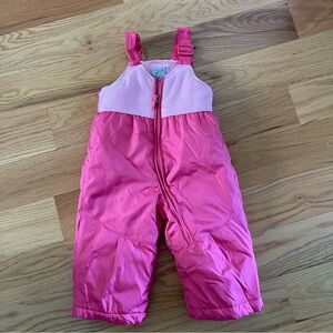 ZeroXposur Pink Snow Bib for Toddlers